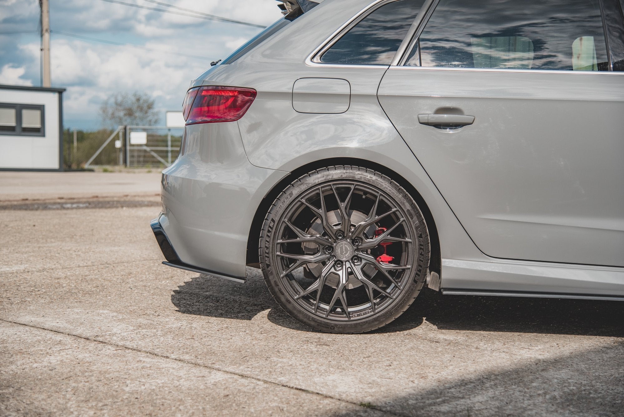 Maxton Design Racing Durability Rear Side Splitters Audi RS3 8VA Sportback