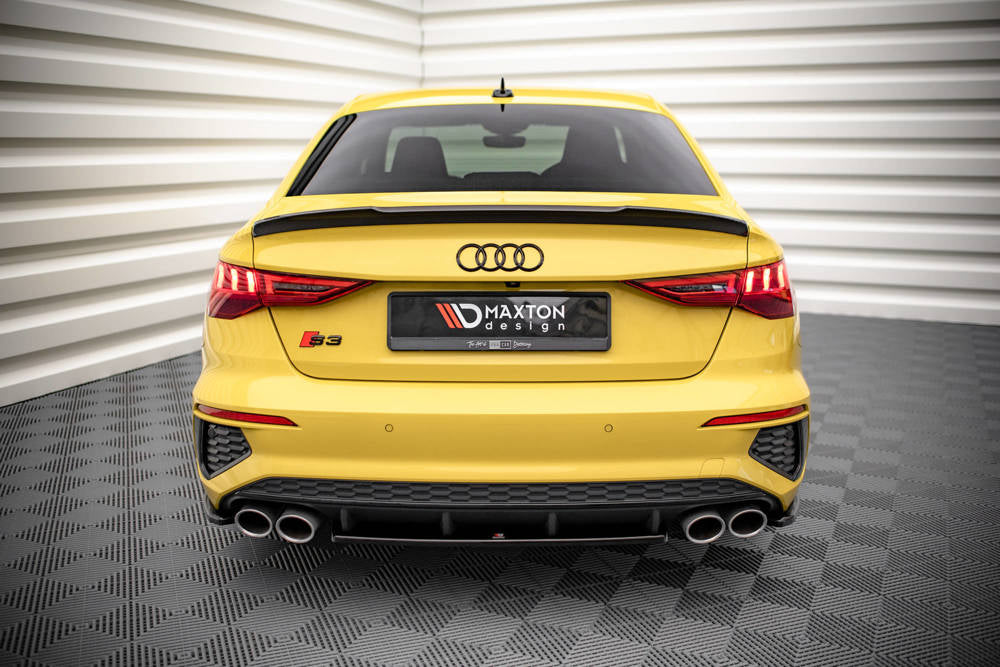 Maxton Design Central Rear Splitter Audi S3 8Y Sedan