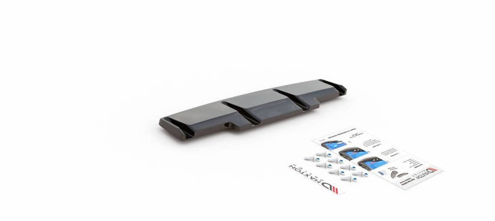 Maxton Design Central Rear Splitter VW Golf Mk8 R