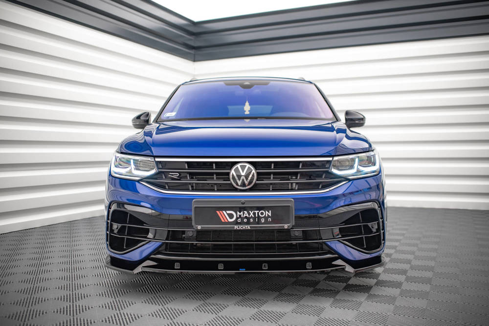 Maxton Design VW Tiguan MK2 R / R-Line Facelift Front Splitter Lip V.2