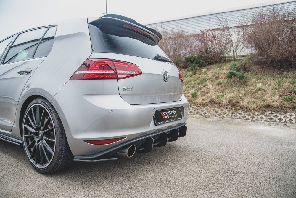 Maxton Design Racing Durability Rear Diffuser V2 Golf MK7 GTI