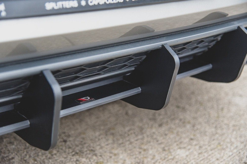 Maxton Design Racing Durability Rear Diffuser V2 Golf MK7 GTI