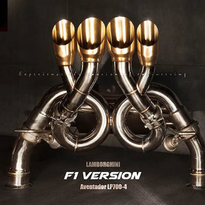 Fi Exhaust System for Lamborghini Aventador F1 High Pitch Version LP700 - 4 11+ - Nine Motorsport