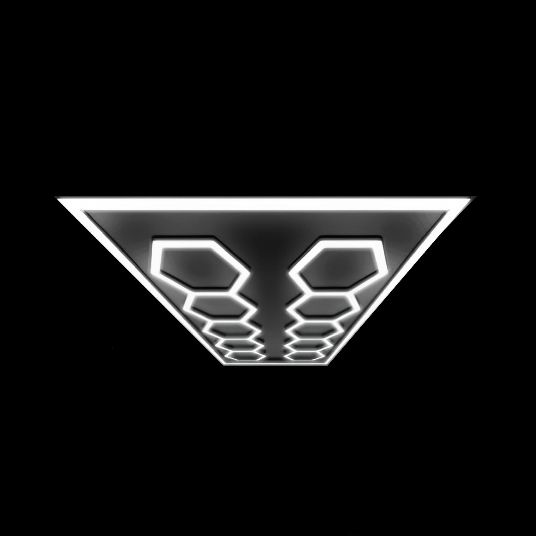 Garage Lighting (Hexallume Series) Bordered Dual Isolated LED Lighting System - Nine Motorsport