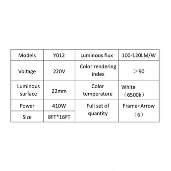 Garage Lighting (Linearllume Series) Bordered Single Arrow Direction LED Lighting System - Nine Motorsport