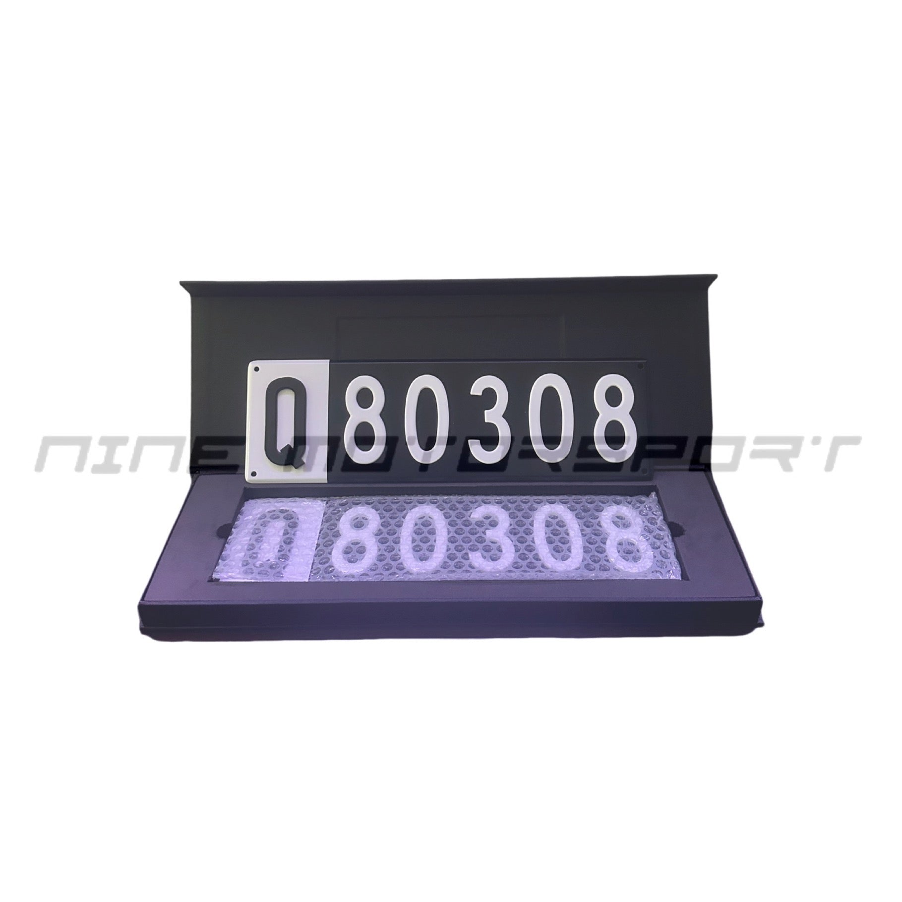Heritage Number Plate Q80308 - Nine Motorsport