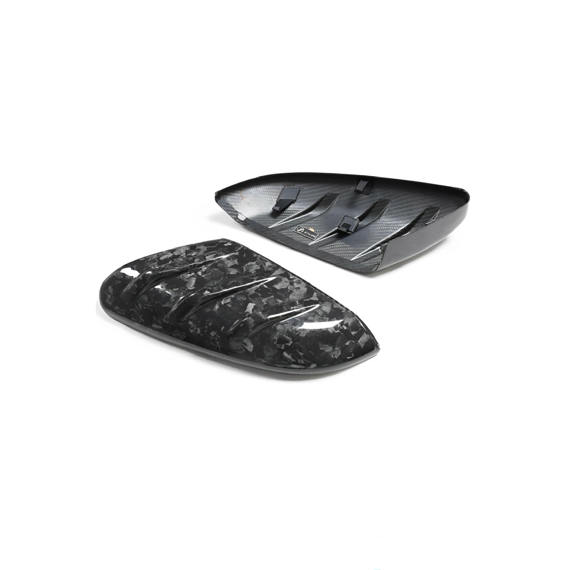 Honda Civic FC1 FK8 (Gen 10 2016 - 2021) Carbon Fibre Mirror Caps MUGEN Style - Nine Motorsport