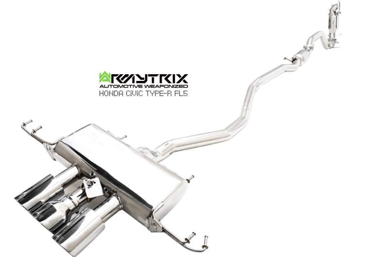 Armytrix Stainless Steel Valvetronic Cat Back Exhaust System Honda Civic Type R FL5 23+