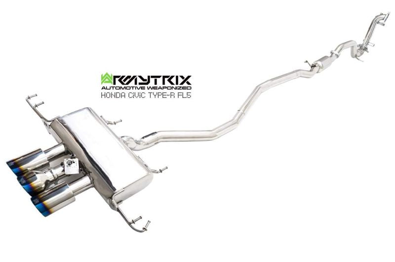 Armytrix Stainless Steel Valvetronic Cat Back Exhaust System Honda Civic Type R FL5 23+