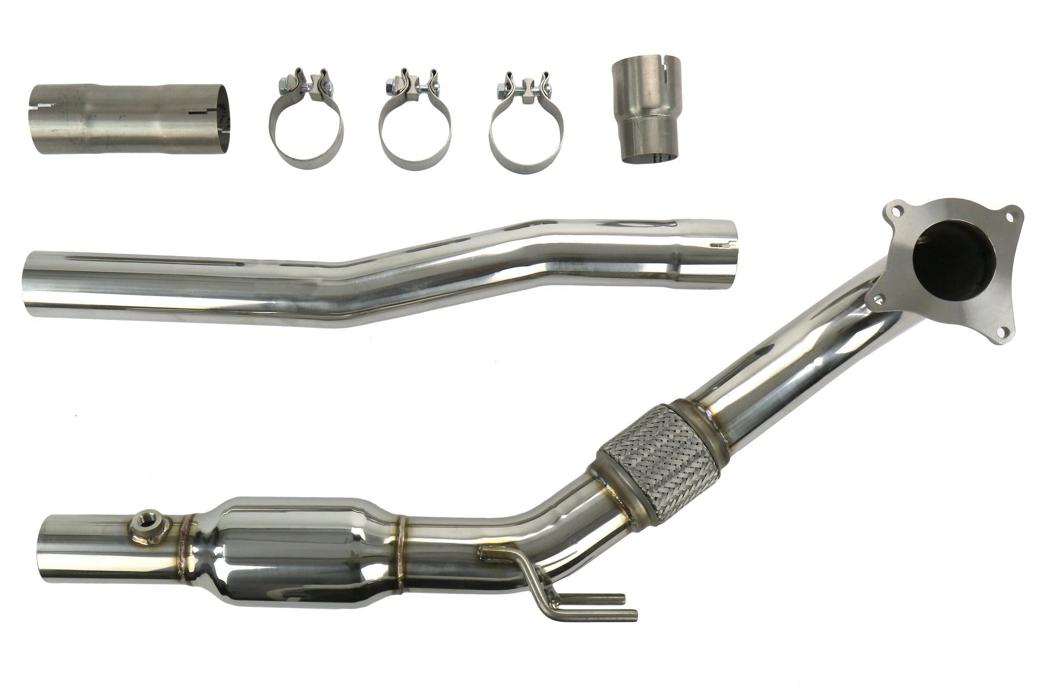 Invidia Down Pipe with High Flow Cat - VW Golf GTI Mk6 - Nine Motorsport