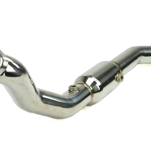 Invidia Down Pipe/Front Pipe w/High Flow Cat - Mitsubishi Evo X CZ4A - Nine Motorsport