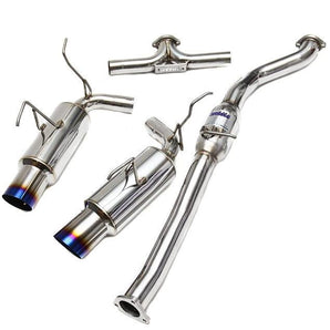 Invidia Dual N1 Catback Exhaust w/Ti Straight Cut Tips - Nissan 350Z Z33 02 - 09 - Nine Motorsport