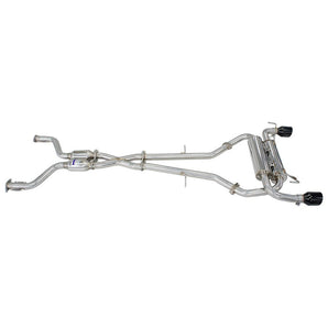 Invidia Gemini Cat Back Exhaust w/Black Signature Series Tips - Nissan 350Z Z33 02 - 09 - Nine Motorsport