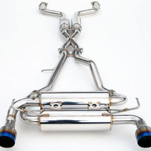 Invidia Gemini Cat Back Exhaust w/Ti Straight Cut Tips - Nissan 370Z Z34 09 - 21 - Nine Motorsport