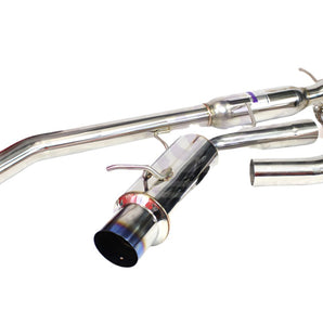 Invidia N1 Cat Back Exhaust w/Ti Tip - Mitsubishi Evo 4 - 6 CP9A (Inc TME) - Nine Motorsport