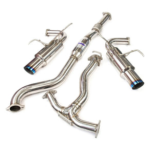 Invidia N1 Turbo Back Exhaust w/Ti Tips - Subaru WRX 08 - 14/STI 08 - 21/Forester XT SH 08 - 13 - Nine Motorsport