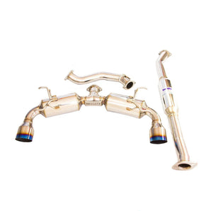 Invidia N2 70mm Cat Back Exhaust w/Ti Tips - Subaru BRZ & Toyota 86 ZN6 (12 - 21), (22+) - Nine Motorsport