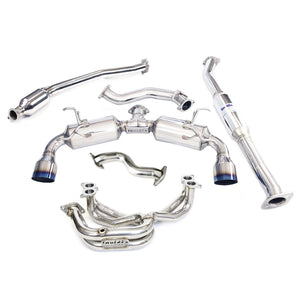 Invidia N2 70mm Engine Back Exhaust w/Invidia Equal Headers - Subaru BRZ/Toyota 86 ZN6 (12 - 21) (6MT) - Nine Motorsport