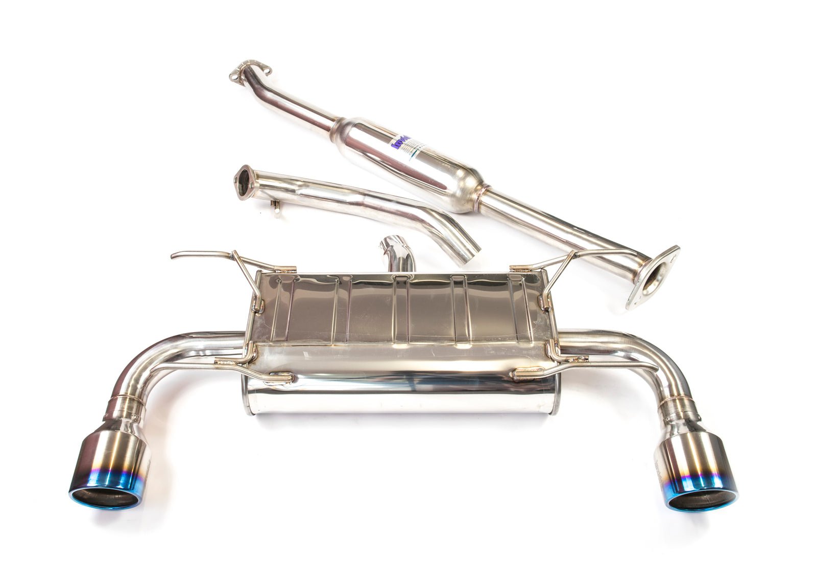 Invidia Q300 60mm Cat Back Exhaust w/Ti Tips - Subaru BRZ & Toyota 86 ZN6 (12 - 21), (22+) - Nine Motorsport