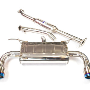 Invidia Q300 60mm Cat Back Exhaust w/Ti Tips - Subaru BRZ & Toyota 86 ZN6 (12 - 21), (22+) - Nine Motorsport