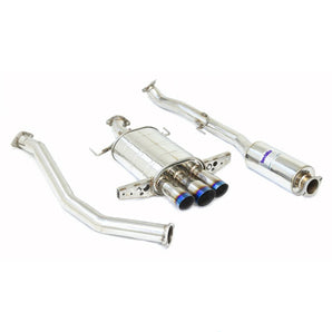 Invidia Q300 70mm Cat Back Exhaust w/Ti Tips - Honda Civic RS FK7 16 - 21 (1.5T Centre Exit) - Nine Motorsport