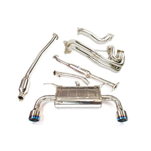 Invidia Q300 70mm Engine Back Exhaust w/Invidia Equal Headers - Subaru BRZ/Toyota 86 ZN6 (12 - 21) (6MT) - Nine Motorsport