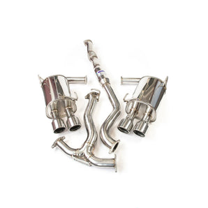 Invidia Q300 Cat Back Exhaust w/SS Rolled Tips - Subaru WRX/STI 11 - 20 - Nine Motorsport