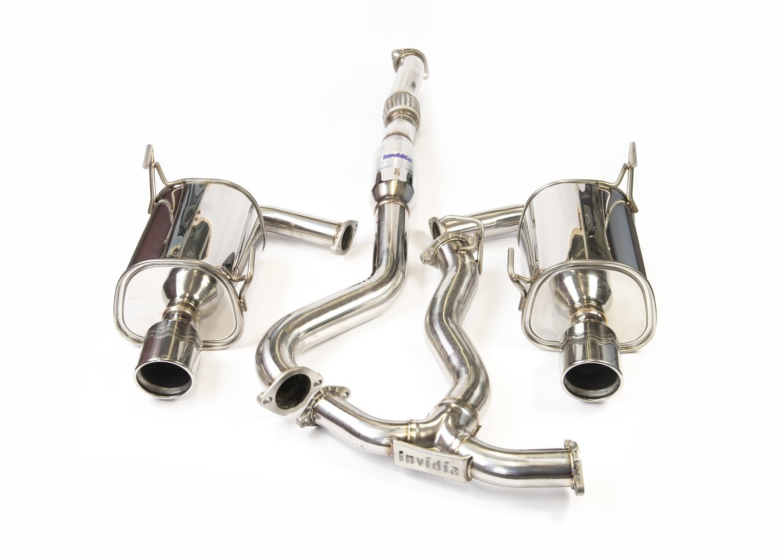 Invidia Q300 Cat Back Exhaust w/SS Tips - Subaru 08 - 10 WRX Sedan/Forester XT SH 08 - 13 - Nine Motorsport