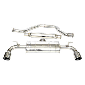 Invidia Q300 Cat Back Exhaust w/SS Tips - VW Golf GTI Mk7 - Nine Motorsport