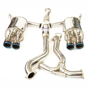 Invidia Q300 Cat Back Exhaust w/Ti Straight Cut Tips - Subaru WRX VB 22+ - Nine Motorsport