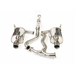 Invidia Q300 Turbo Back Exhaust w/SS Tips - Subaru WRX 08 - 10 Sedan/Forester XT SH (5AT) - Nine Motorsport