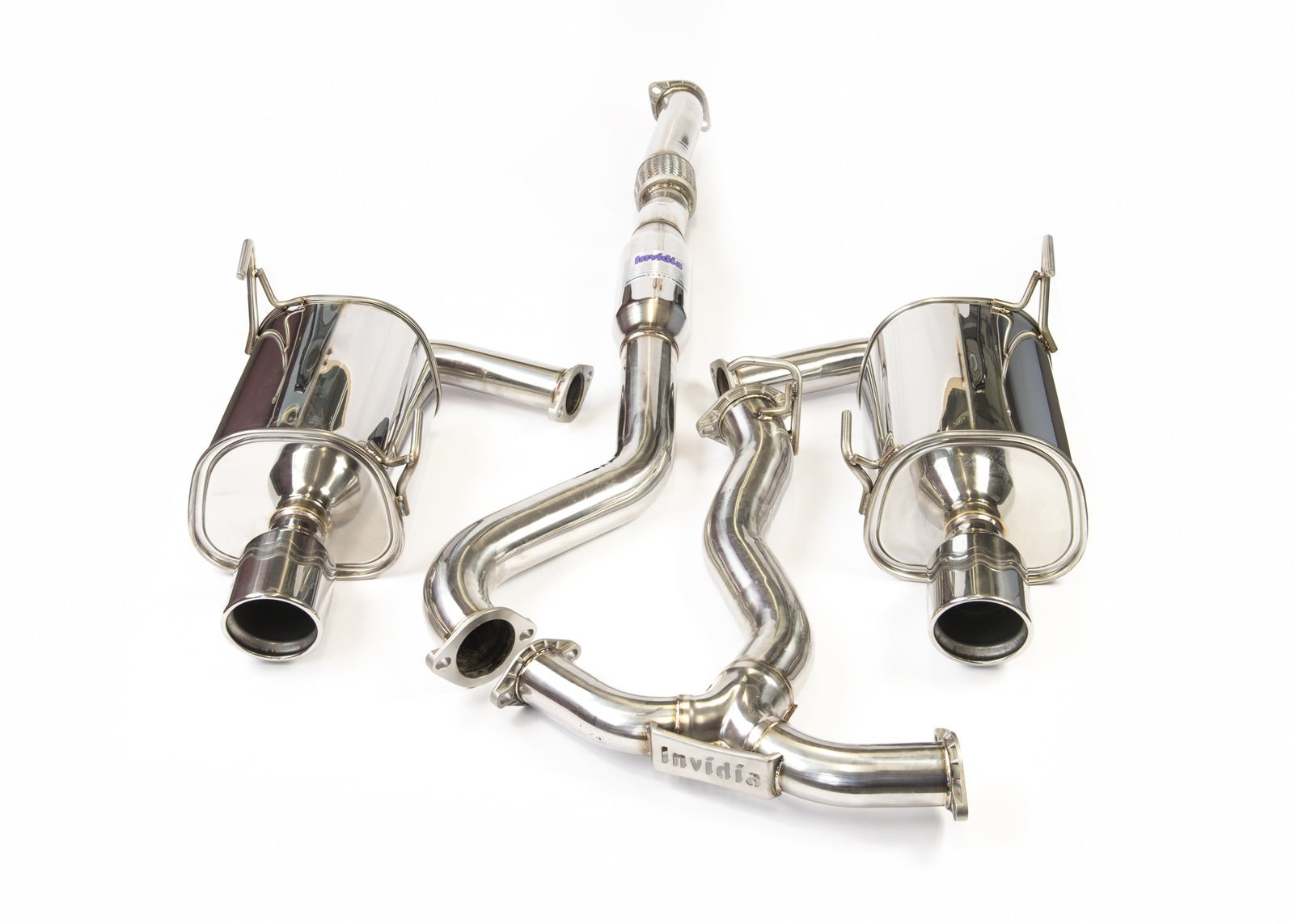 Invidia Q300 Turbo Back Exhaust w/SS Tips - Subaru WRX 08 - 10 Sedan/Forester XT SH (5MT/4AT) - Nine Motorsport