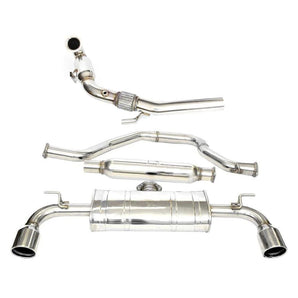 Invidia Q300 Turbo Back Exhaust w/SS Tips - VW Golf GTI Mk7 - Nine Motorsport