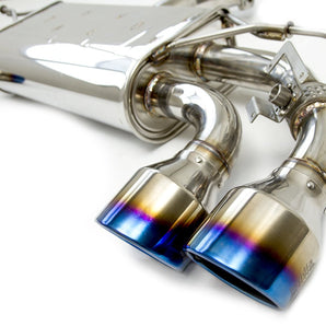 Invidia Q300 Valved Catback Exhaust w/Round Ti Rolled Tips - VW Golf R Mk7.5 - Nine Motorsport