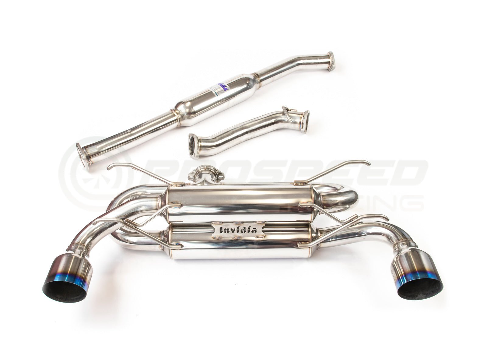 Invidia R400 70mm Cat Back Exhaust w/Rolled SS Tips - Subaru BRZ & Toyota 86 12 - 21, 22+ - Nine Motorsport