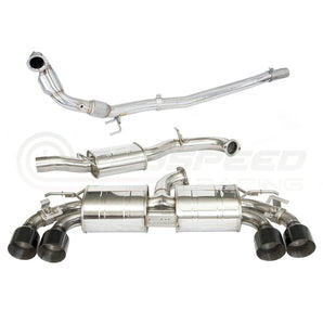 Invidia R400 "Signature Edition" Valved Turbo Back Exhaust w/Round Black Tips - VW Golf R Mk7.5 - Nine Motorsport