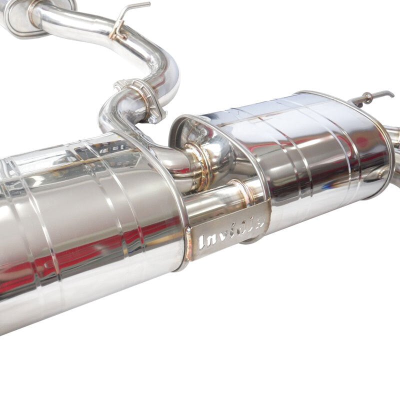 Invidia R400 Valved Cat Back Exhaust w/Oval Ti Tips - VW Golf R Mk7 - Nine Motorsport