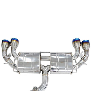 Invidia R400 Valved Turbo Back Exhaust w/Round Ti Tips - VW Golf R Mk7.5 - Nine Motorsport