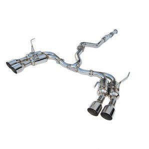 Invidia R400S Cat Back Exhaust w/SS Straight Cut Tips - Subaru WRX/STI 11 - 21 - Nine Motorsport