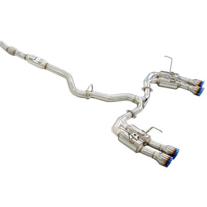 Invidia R400S Cat Back Exhaust w/Ti Straight Cut Tips - Subaru WRX VB 22+ (Sedan) - Nine Motorsport