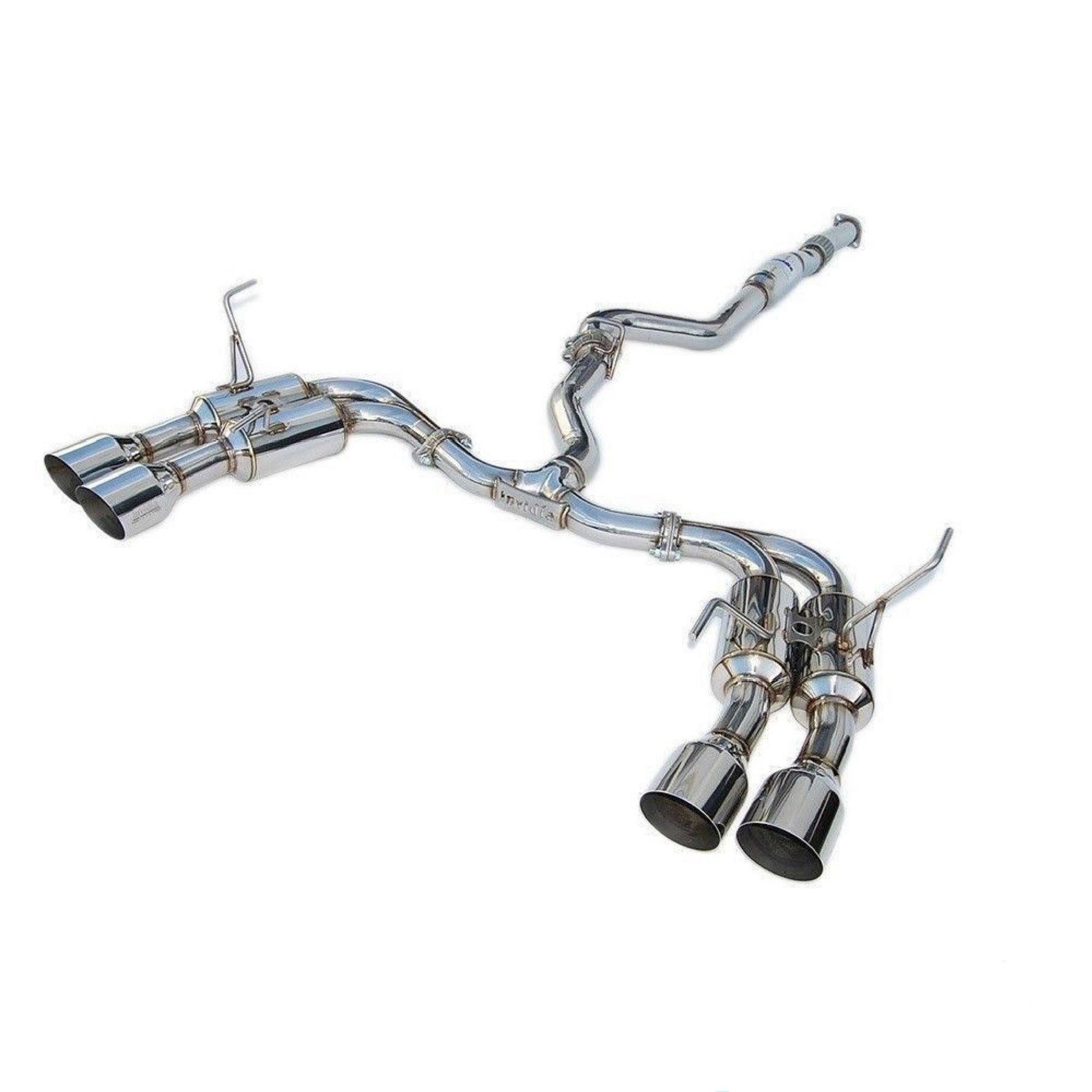 Invidia R400S Turbo Back Exhaust w/SS Tips - 11 - 14 WRX/11 - 21 STI - Nine Motorsport