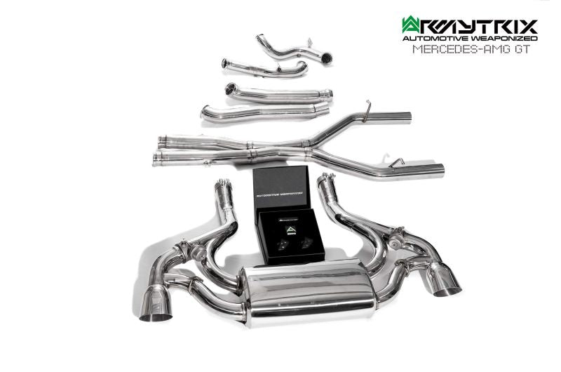 Armytrix Stainless Steel Valvetronic Cat Back Exhaust System Mercedes AMG GT S/GT R 15+