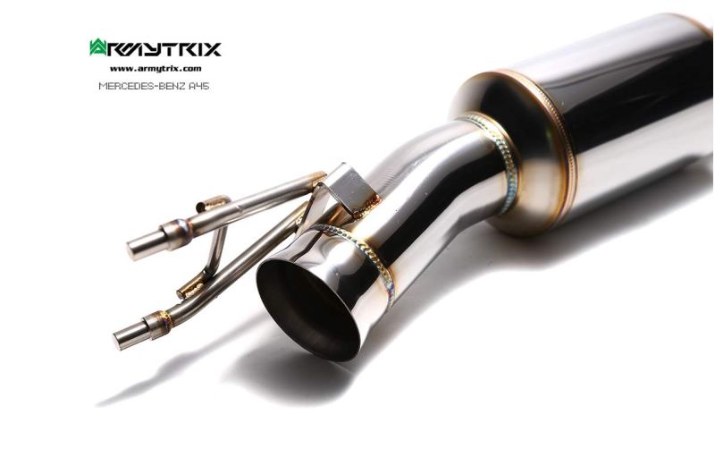 Armytrix Stainless Steel Valvetronic Cat Back Exhaust System Mercedes A45 AMG W176 13-19