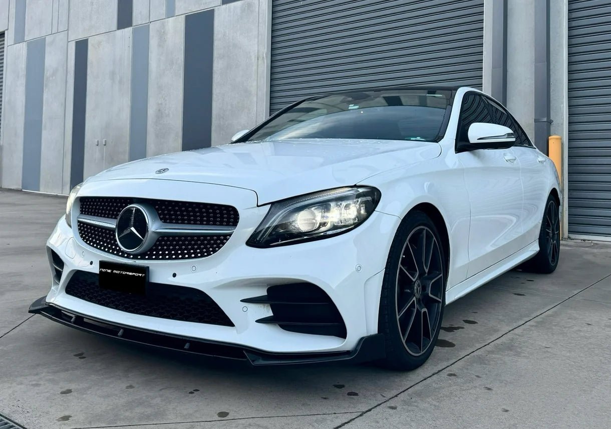 Mercedes Benz C Class Front Lip (19 - 21) - Nine Motorsport