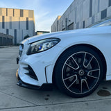 Mercedes Benz C Class Front Lip (19 - 21) - Nine Motorsport