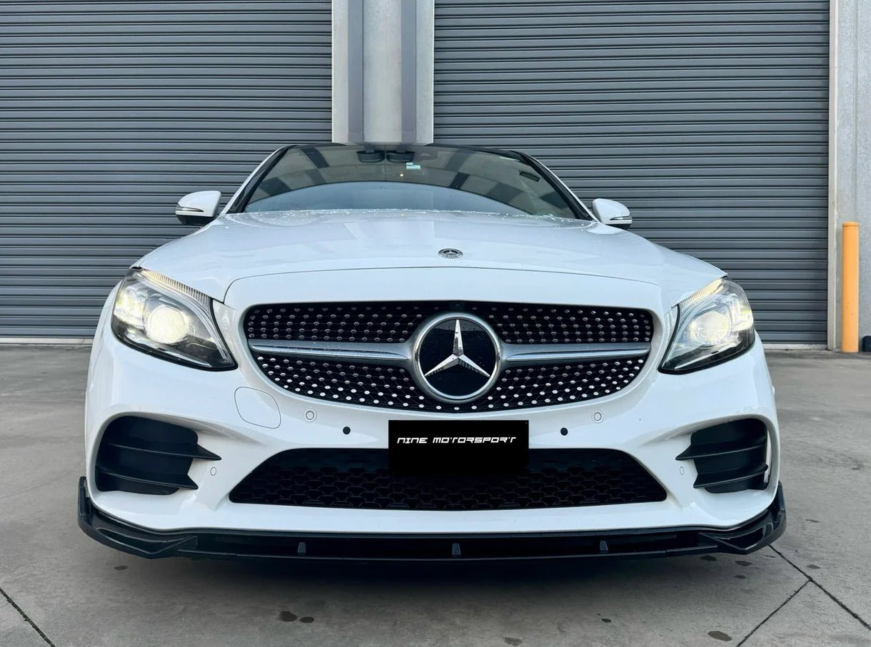 Mercedes Benz C Class Front Lip (19 - 21) - Nine Motorsport