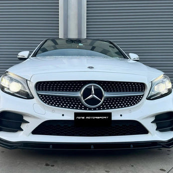 Mercedes Benz C Class Front Lip (19 - 21) - Nine Motorsport