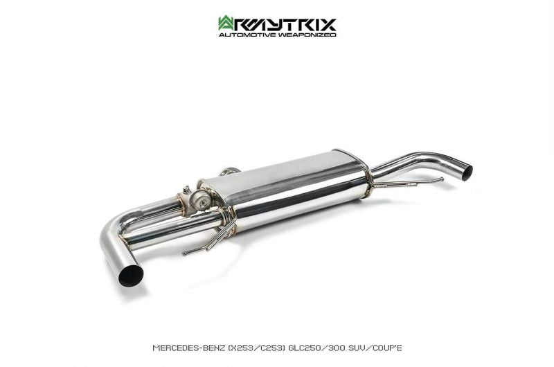 Armytrix Stainless Steel Valvetronic Cat Back Exhaust System Mercedes GLC250/GLC300 X253/C253 19+