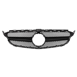 Mercedes Benz W205 C Class Front Grille (14 - 18) - Nine Motorsport