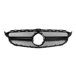 Mercedes Benz W205 C Class Front Grille (19 - 21) - Nine Motorsport